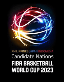 Neon Basketball Logo - 2023 FIBA Basketball World Cup