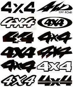 4x4 Logo - Details about 2 4x4 Logos Toyota Chevy GMC Ford Jeep Vinyl Decal Sticker U  Pick Color & Size