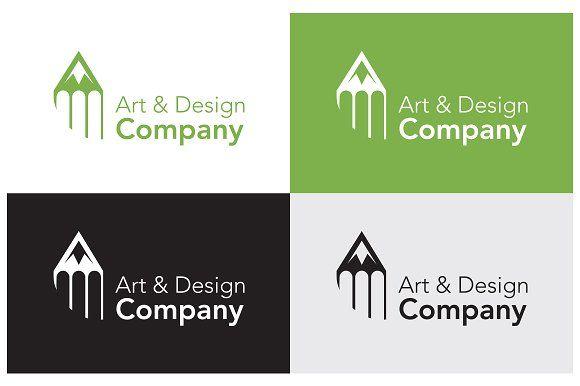 Art Company Logo - Art design company logo Logo Templates Creative Market