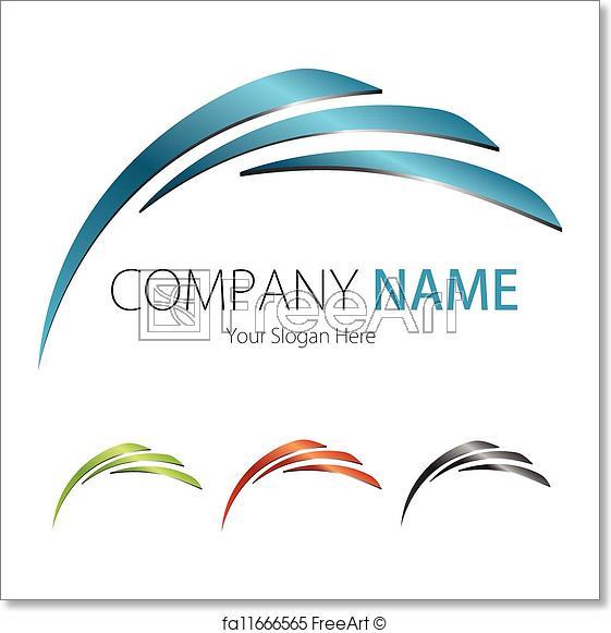 Art Company Logo - Free art print of Company (Business) Logo Design. Vector image