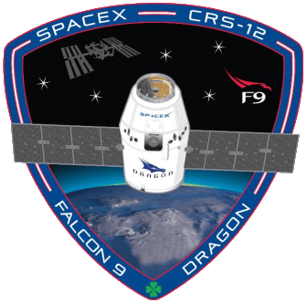 SpaceX Mission Logo - SpaceX CRS 12 Mission Comes To A Close With Dragon's Splashdown