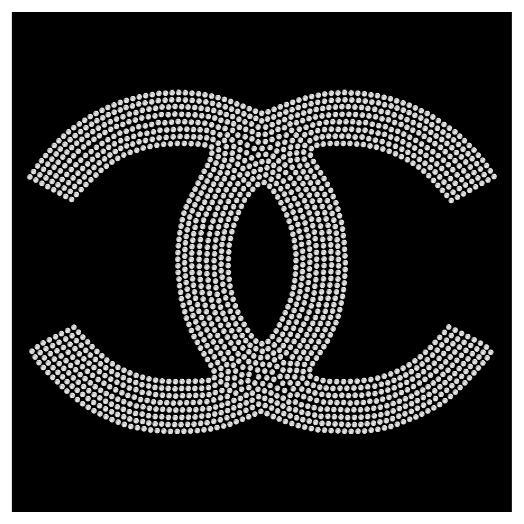 Crossed C Logo - Crossed C Iron On Hotfix Transfer