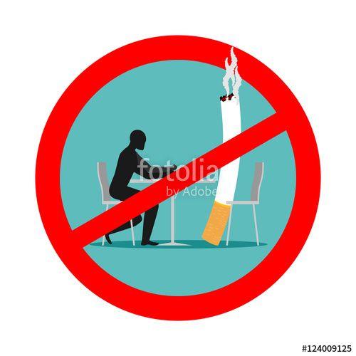 Crossed C Logo - Forbidden to smoke in cafes. Ban smoking. Red sign and crossed c ...