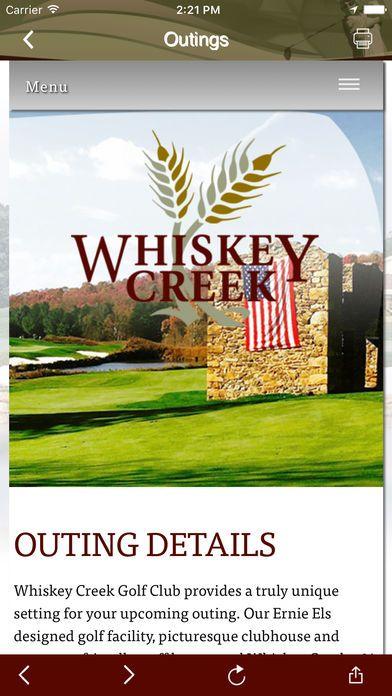 Whiskey Creek Logo - Whiskey Creek Golf Club | App Price Drops