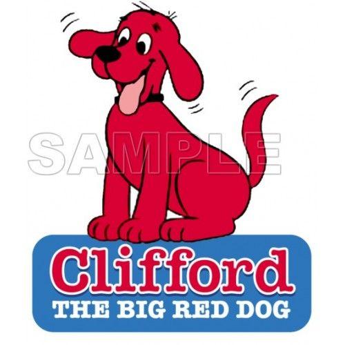 Red Dog Logo - Clifford the Big Red Dog T Shirt Iron on Transfer Decal #2