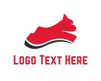 Red Dog Logo - Runner Logo Maker | BrandCrowd