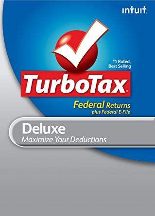 TurboTax Logo - Amazon.com: TurboTax Deluxe Federal + e-File 2010 [Download] [OLD ...