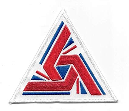 Red Triangle Movie Logo - ALIEN Movie Triangle U.K. 700th Anniversary Flag PATCH