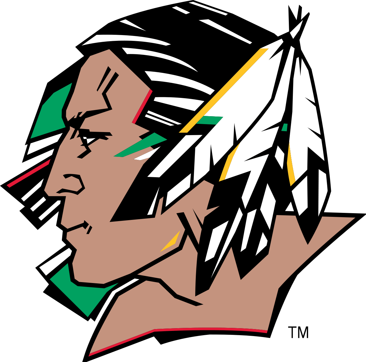 Fighting Hawk Logo - North Dakota Fighting Sioux controversy