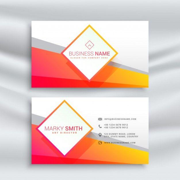 Orange and White Road Logo - Orange and white business card design Vector