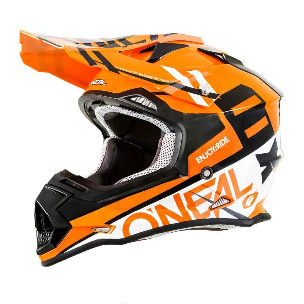 Orange and White Road Logo - O'Neal 2series Mens Off-road Spyde Helmet Orange/white Medium ...