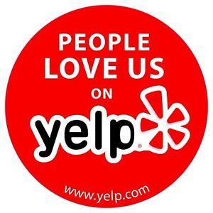 People Love Us Yelp Logo - PEOPLE LOVE US ON YELP Sticker for Yelp 4