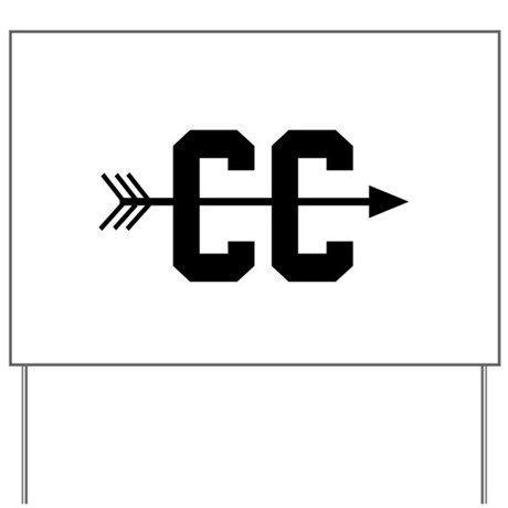 Cross Country CC Logo - Cross Country CC Yard Sign | Track | Cross country, Cross country ...