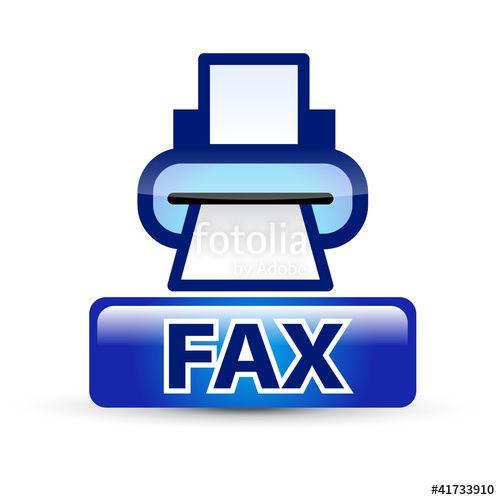 Fax Logo - FAX Senden / Empfangen And Royalty Free Image
