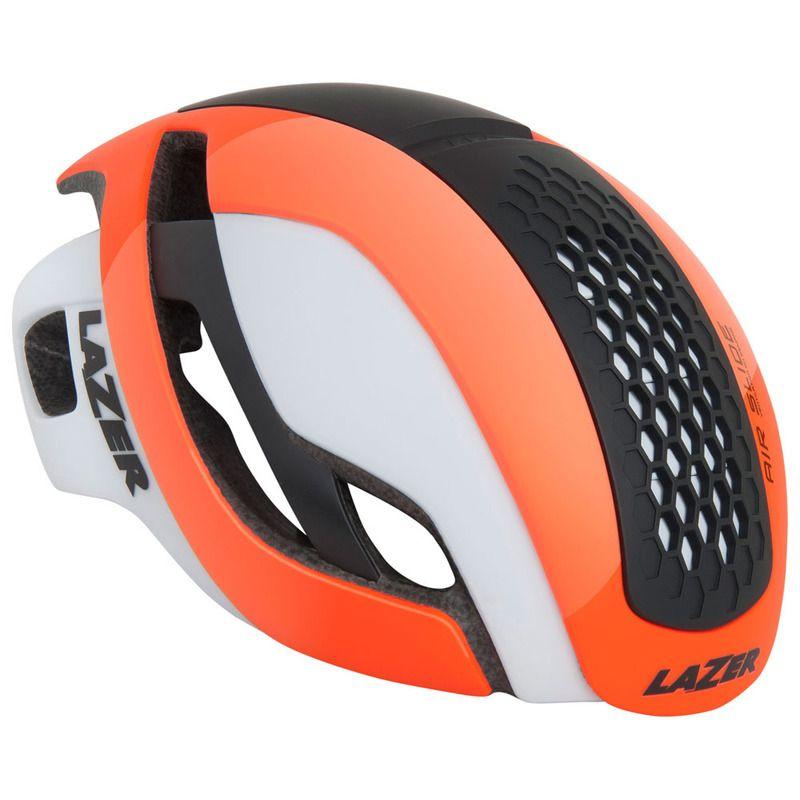 Orange and White Road Logo - Lazer Bullet Road Helmet (Matt Flash Orange/White) | Sportpursuit.com