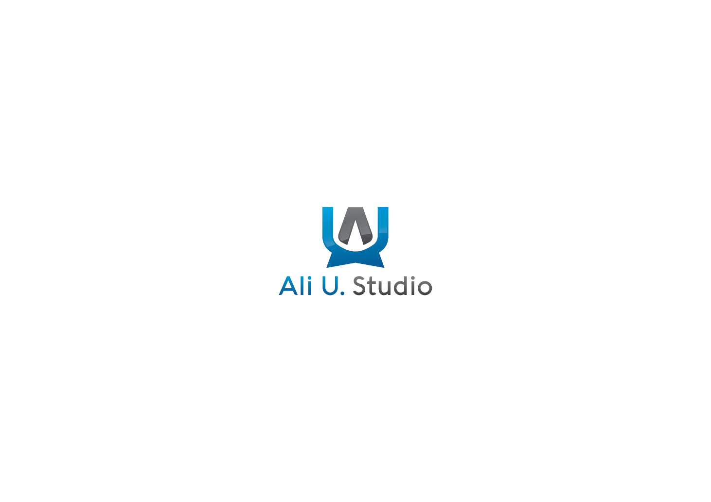 Crazy U Logo - Elegant, Playful, Paint Logo Design for Ali U. Art Studio or Ali U ...