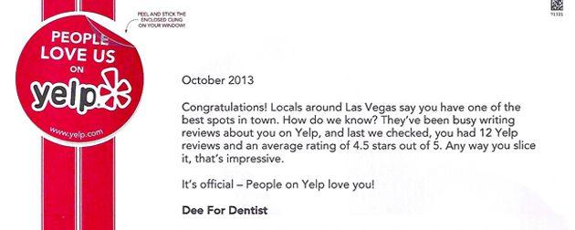 People Love Us Yelp Logo - People Love Us On Yelp for Dentist