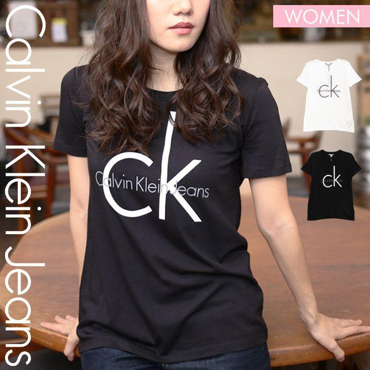 Crazy U Logo - Crazy Ferret: Calvin Klein T Shirt Lady's Short Sleeves U Neck Round