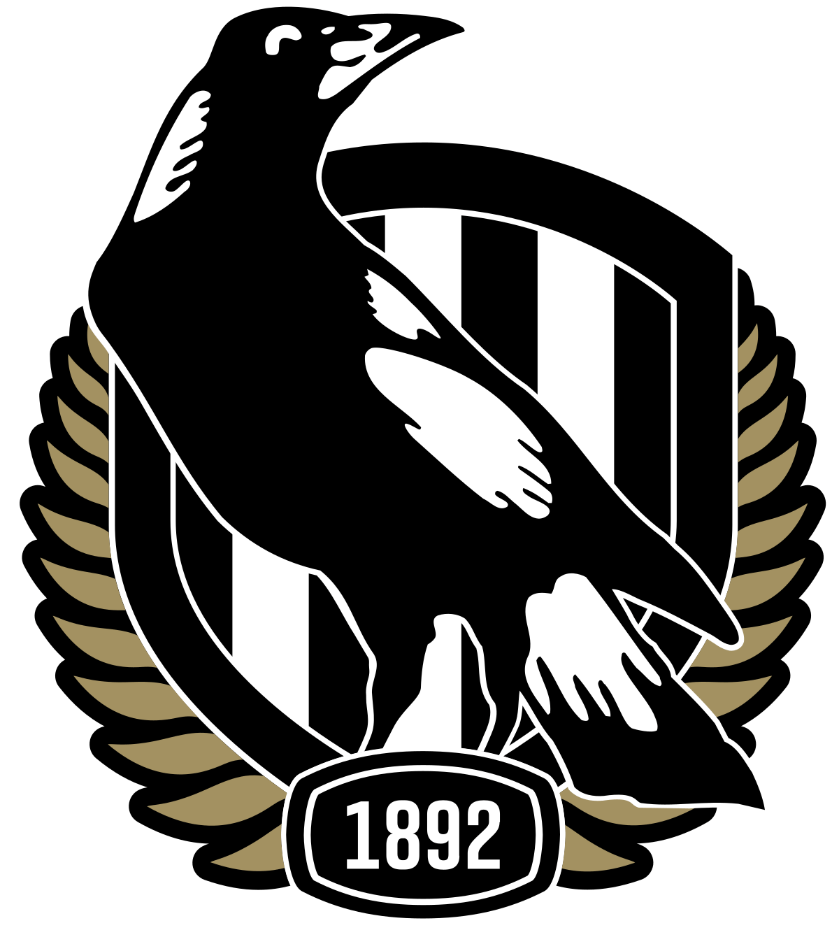 Black and White Football Team Logo - Collingwood Football Club