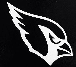 Black and White Football Team Logo - 2X Arizona Cardinals 5