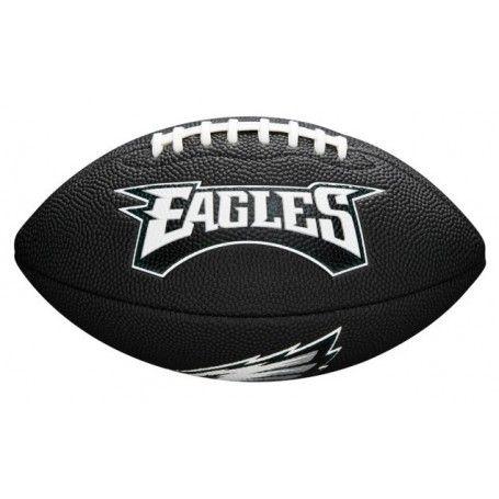 Black and White Football Team Logo - NFL Team Logo Mini Football - Philadelphia Eagles