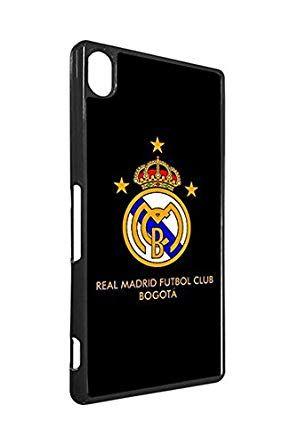 Black and White Football Team Logo - Sony Xperia Z3 Case FC Football Team Logo Designer Real Madrid ...