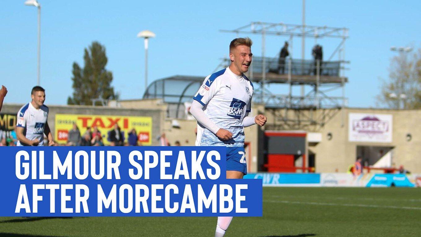 Gilmor Football Logo - Gilmour delighted after Morecambe victory - News - Tranmere Rovers ...