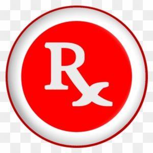 Red Rx Logo - Rx Prescription Symbol Red Art Transparent PNG