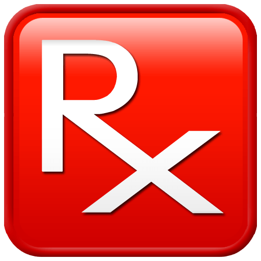 Red Rx Logo - Rx pharmacy logo symbol button clipart image