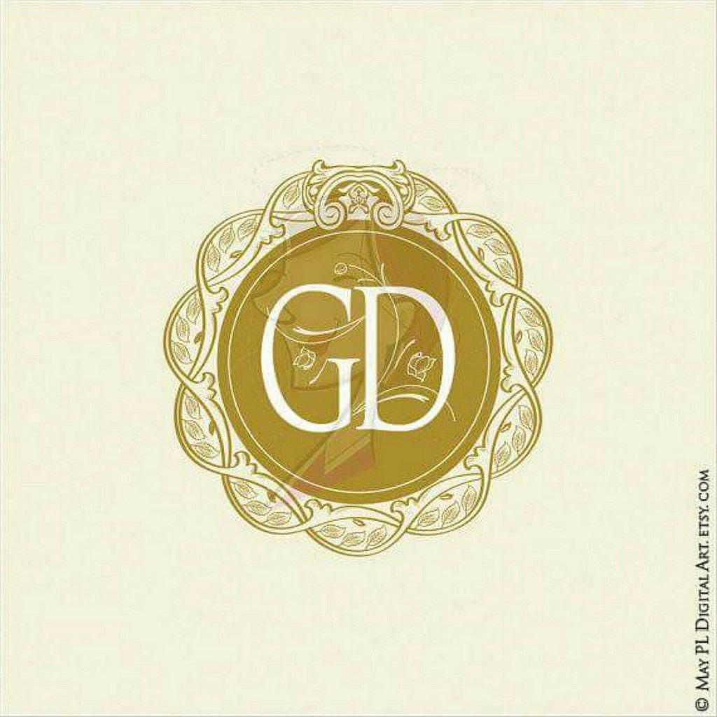 Gold Wedding Logo - Vine Monogram Clipart Antique Gold Wedding Logo - create y… | Flickr