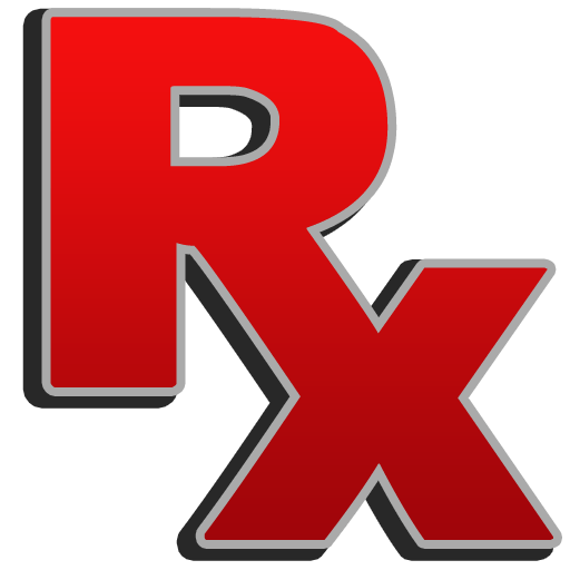 Red Rx Logo - Bold rx symbol clipart image clipart image