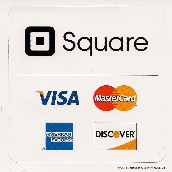Pay with Square Logo - Pictures of Square Credit Card Logo - kidskunst.info