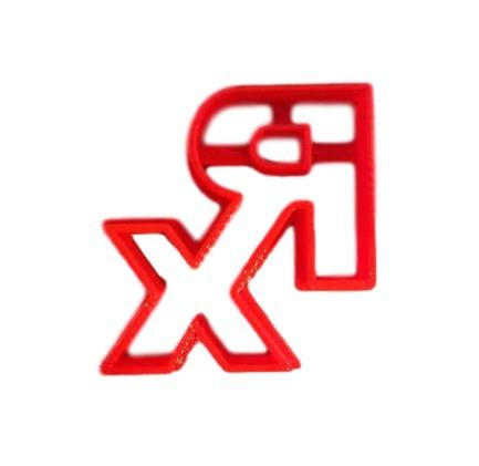 Red Rx Logo - Medical Rx logo Cookie Cutter – Arbi Design - CookieCutz