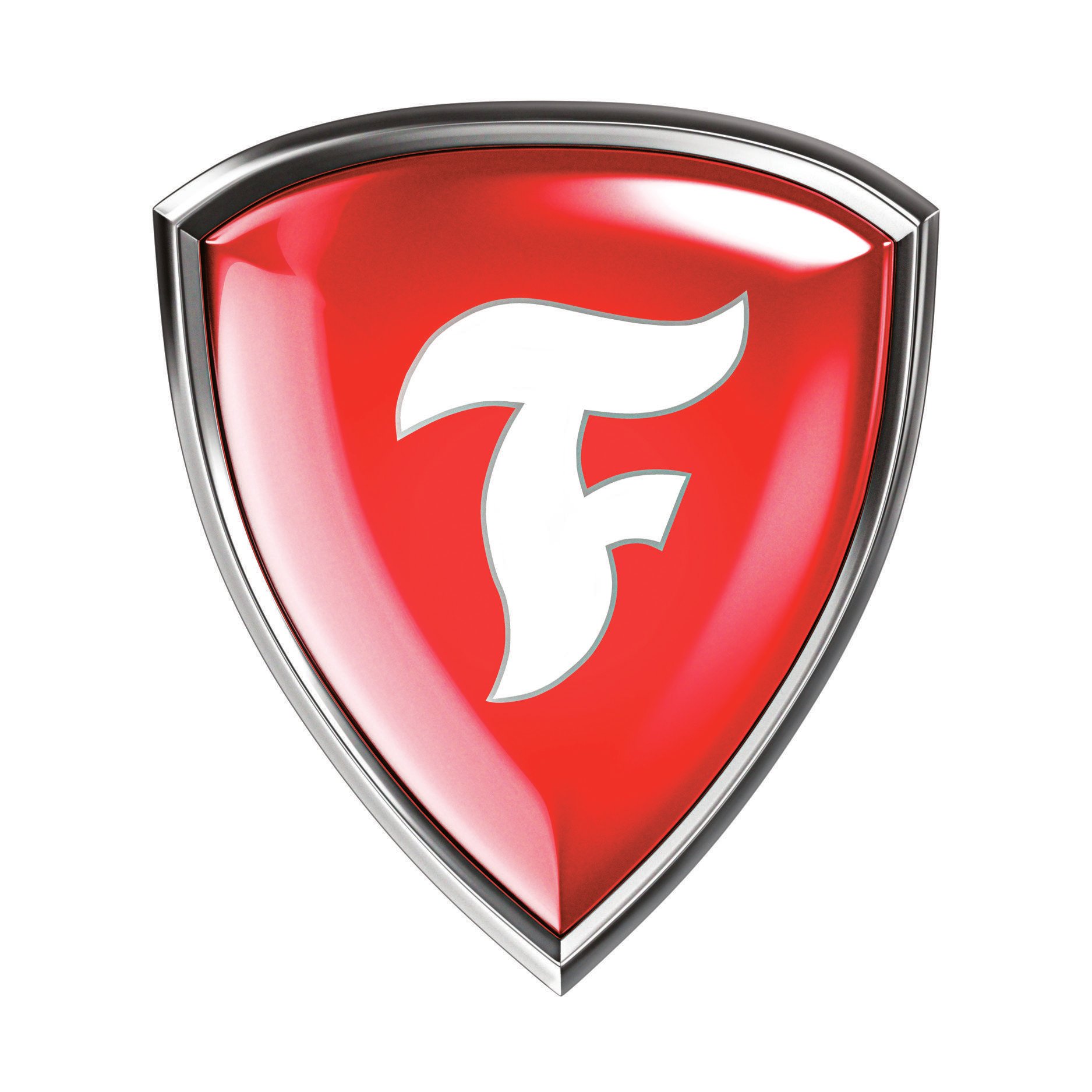 Red F In Shield Logo LogoDix