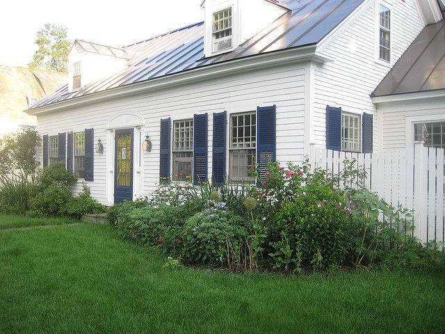 White House with Blue Logo - White house with blue shutters | Shutters | Pinterest | House, Blue ...