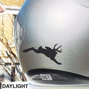 Jackalope Helmet Logo - Jackalope Reflective Decal Bike, Motorcycle, and Helmet R