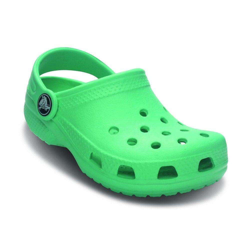Green Croc Logo - Crocs Kids Classic Shoe Island Green, The original kids Croc shoe ...