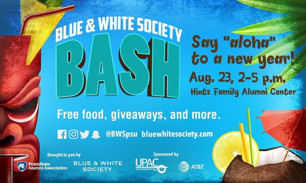 Blue and White Society Logo - Blue & White Society hosts welcome-back picnic for all University ...