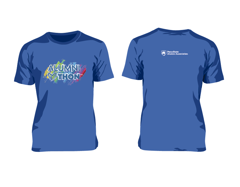 Blue and White Society Logo - THON Fundraising T-shirts Survey