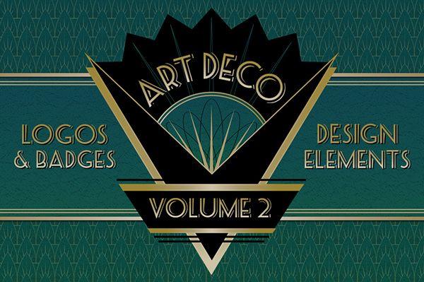 Art Deco Logo - Art Deco Logos and Design Elements Volume 2 on Behance