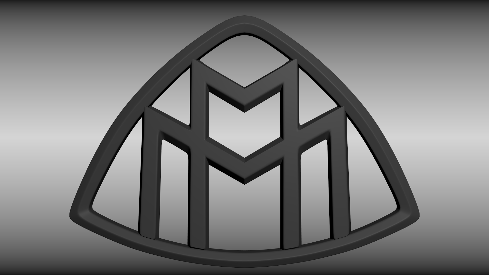 Maybach Logo - 3D Maybach logo | CGTrader