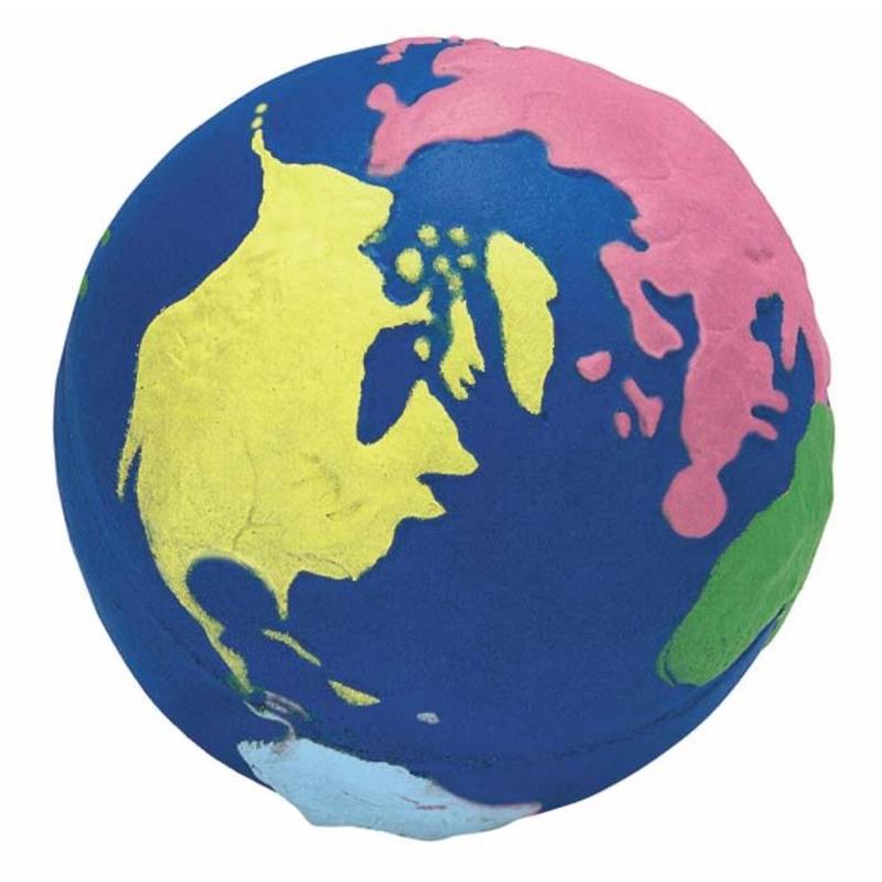 Multicolor Globe Logo - BLUETRACK's Stress Ball Source