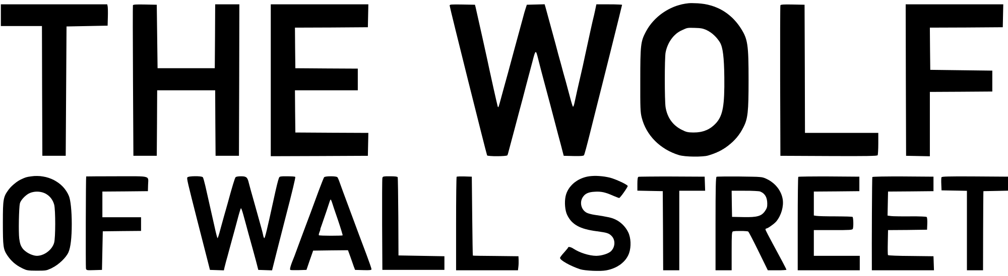 Wall Street Logo - The Wolf of Wall Street