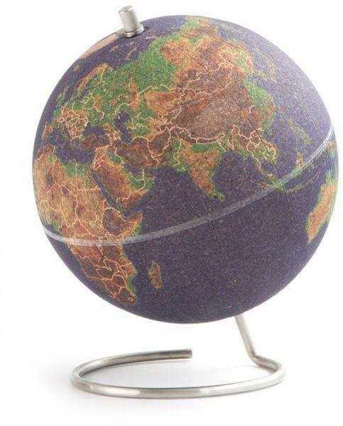 Multicolor Globe Logo - SUCK UK Coloured Cork Globe, Small, Multicolor