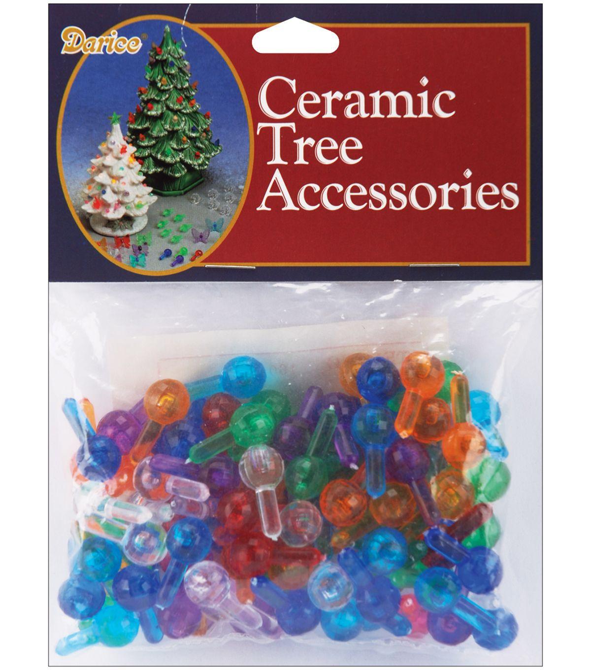 Multicolor Globe Logo - Ceramic Christmas Tree Bulbs .5 100 Pkg Medium Globe