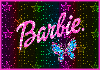 Barbie Glitter Logo - Glitter barbie GIF on GIFER