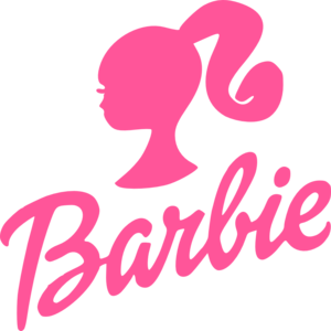 Barbie Glitter Logo - Stickers & Decals