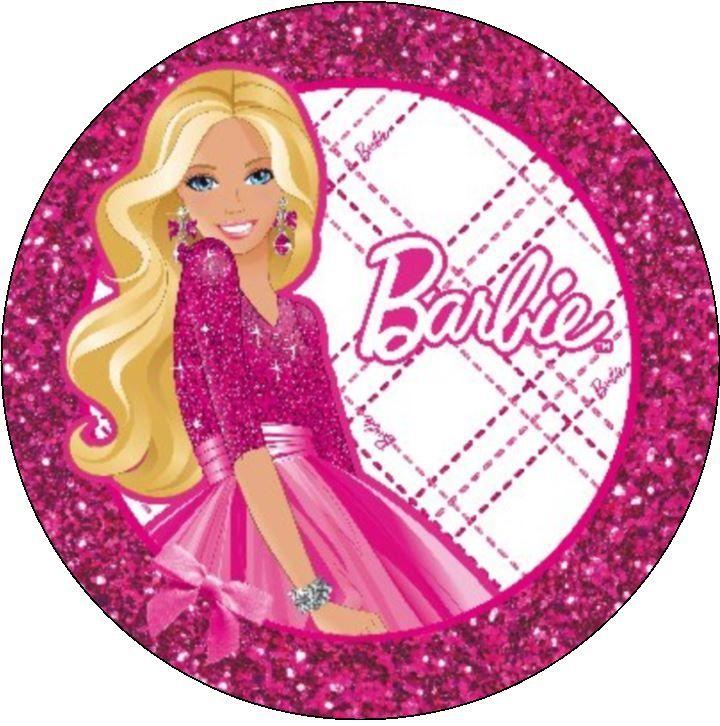 Barbie Glitter Logo - London City Cakes