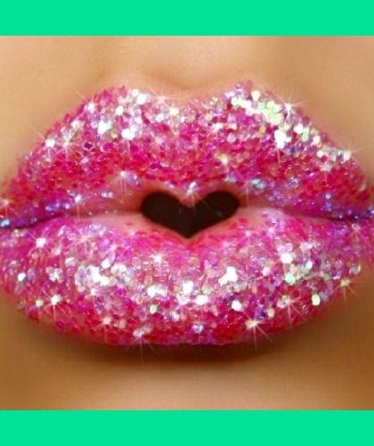 Barbie Glitter Logo - Barbie Doll 786: glitter lips