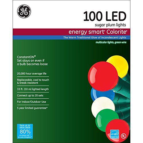 Multicolor Globe Logo - GE Energy Smart 100-Count Indoor/Outdoor 585890 Constant Multicolor ...